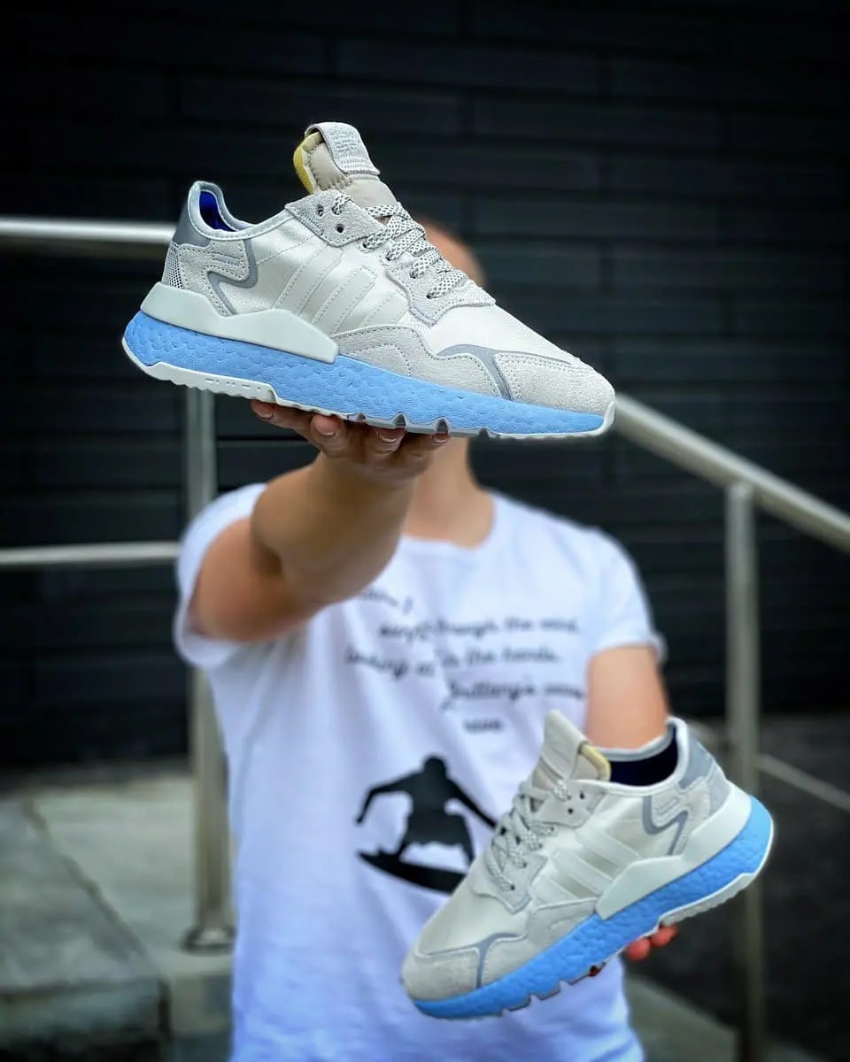 Giày Adidas Nite Jogger 'Soft Blue' EE5910 — ảnh 5