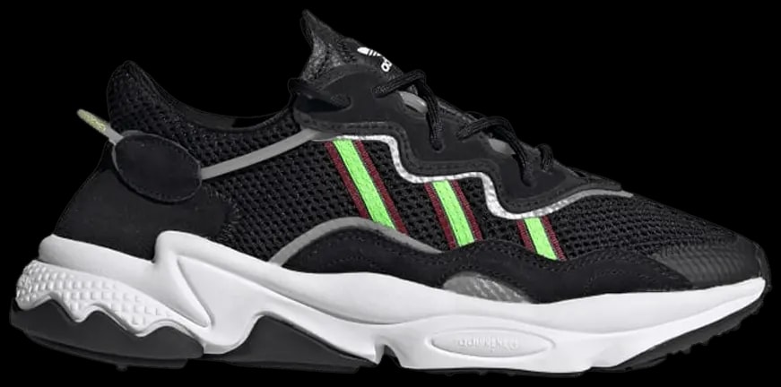 Giày Adidas Wmns Ozweego 'Black Solar Green' EF0158 — kich-thuoc: 38 2/3