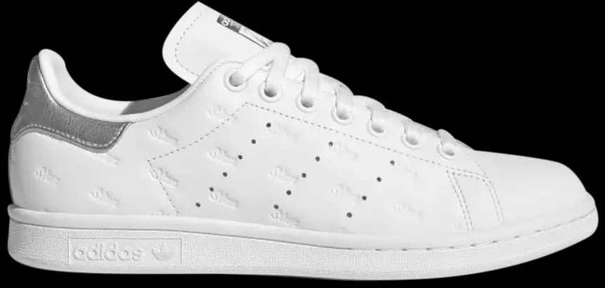 Giày Adidas Stan Smith 'Debossed Logos White Metallic Silver' EF6854 — tieu-de: lien-he-order