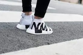 Giày Adidas NMD CS1 Primeknit 'NMD Print White' EG7538 — ảnh 5