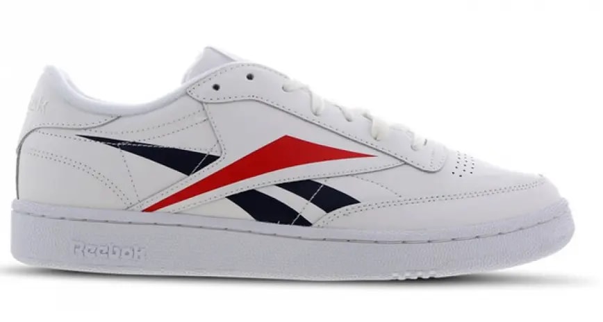 Giày Reebok Club C 85 MU  'White Scarlett Red Navy' EH0640 — kich-thuoc: 37.5