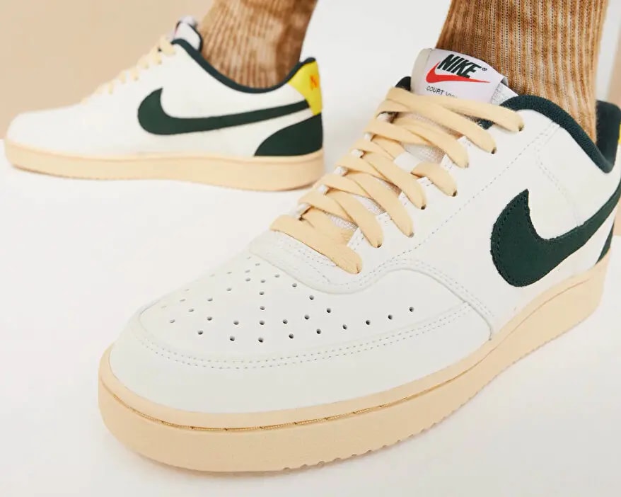 Giày Nike Court Vision Low 'Sail Pro Green' FD0320-133 — ảnh 5