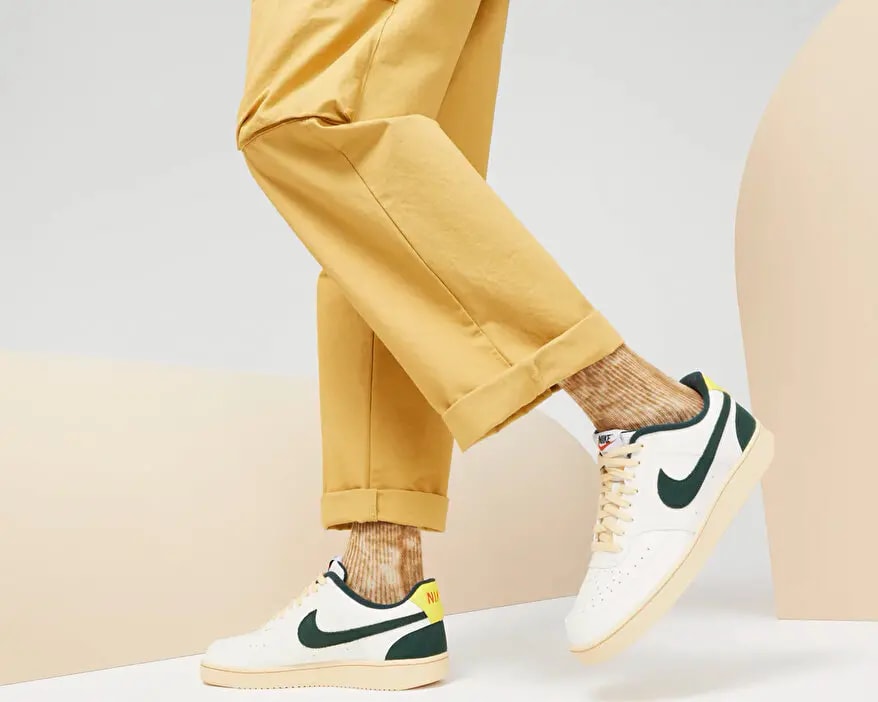 Giày Nike Court Vision Low 'Sail Pro Green' FD0320-133 — ảnh 4