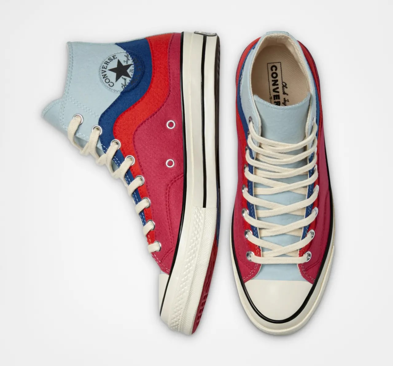 Giày Converse Chuck 70 'Thermo Felt Starlight Blue Love' 169519C — ảnh 5
