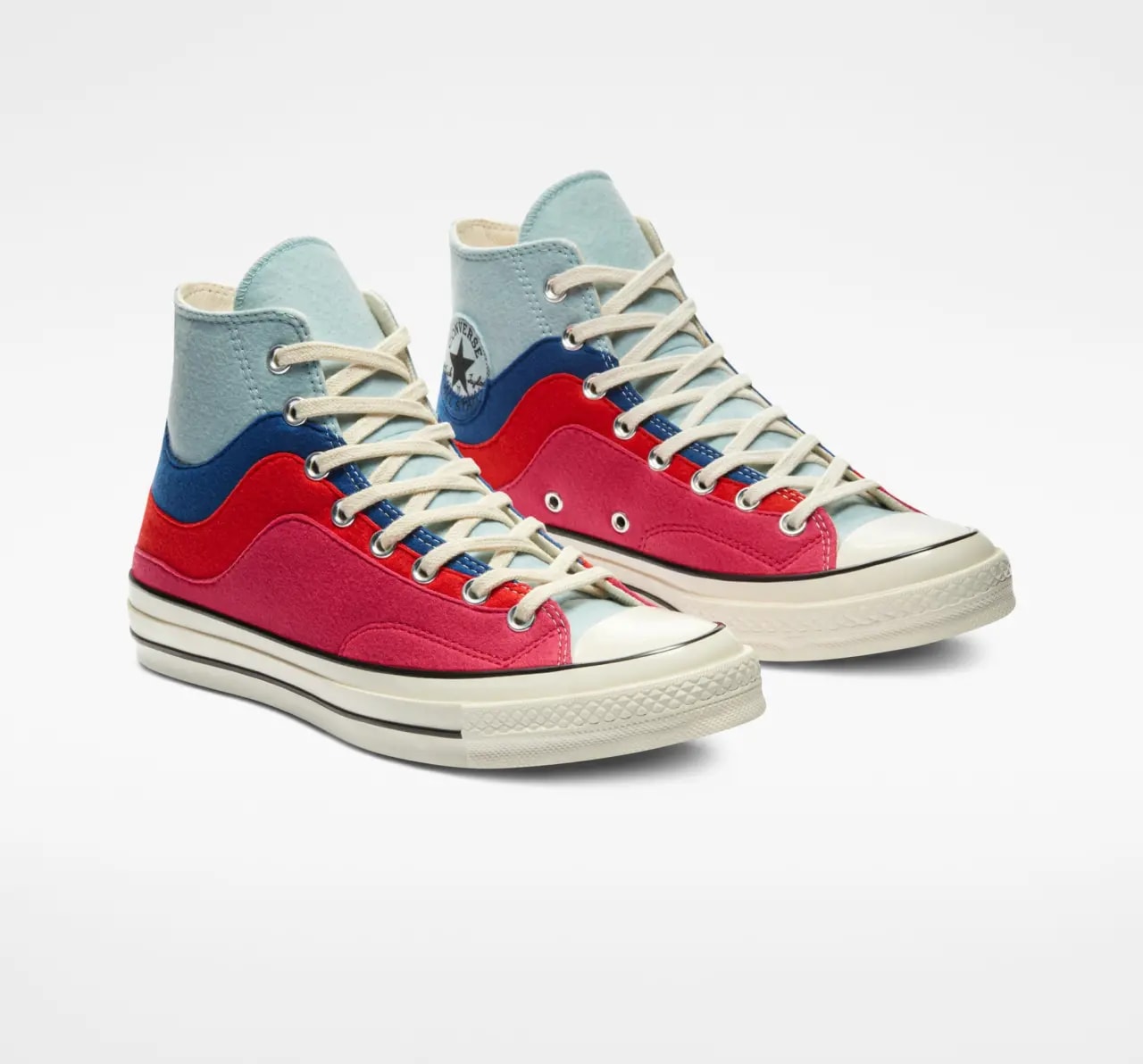 Giày Converse Chuck 70 'Thermo Felt Starlight Blue Love' 169519C — ảnh 4