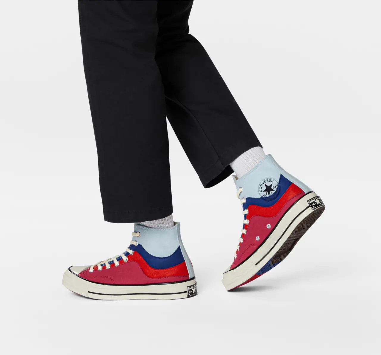 Giày Converse Chuck 70 'Thermo Felt Starlight Blue Love' 169519C — ảnh 2