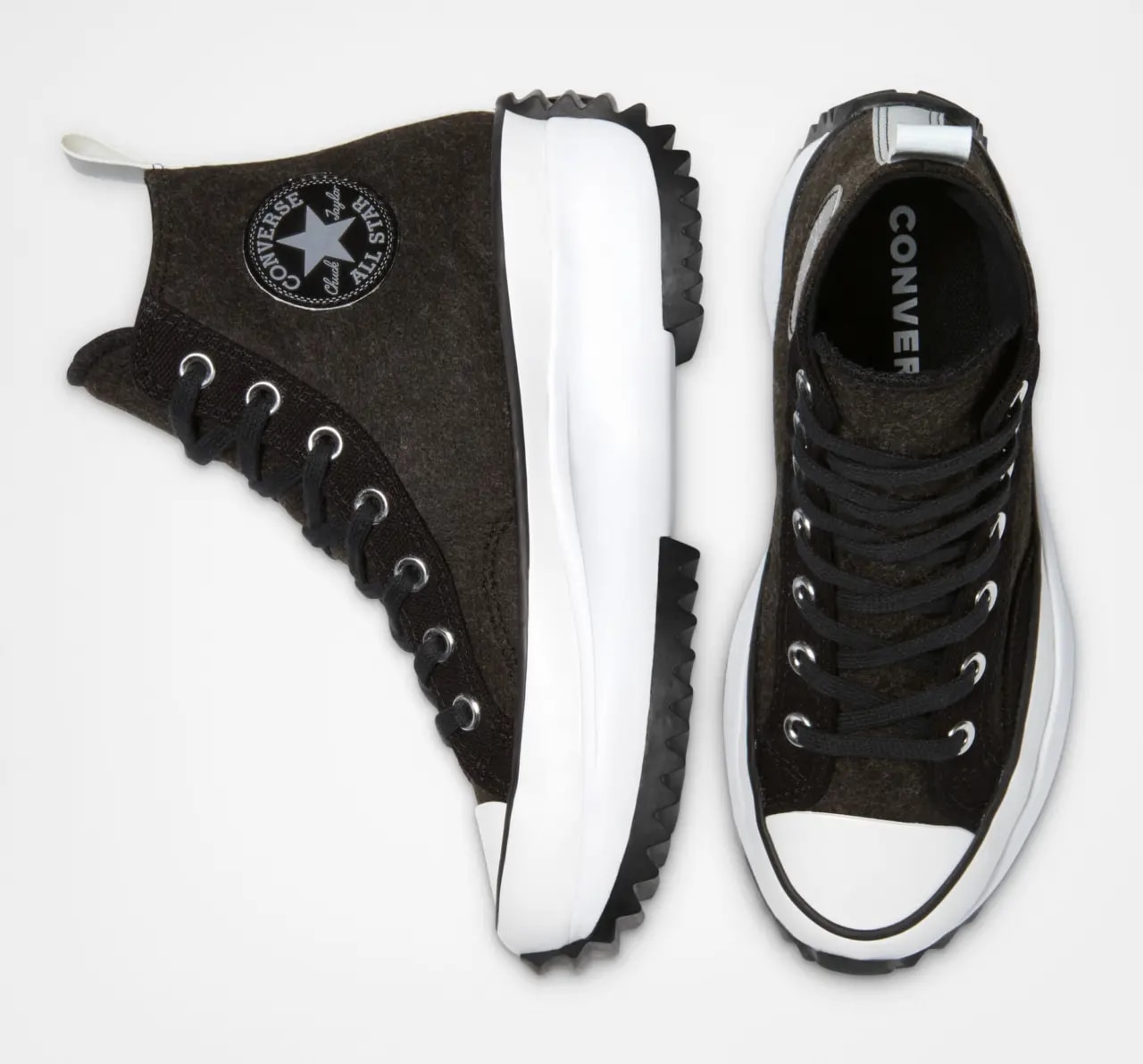 Giày Converse Run Star Hike High 'Black Ice Black Silver' 169437C — ảnh 3