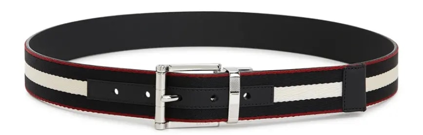 Thắt Lưng Bally Double Sided Casual 'Black White' TAYLAN-35-M-60 — ảnh 5