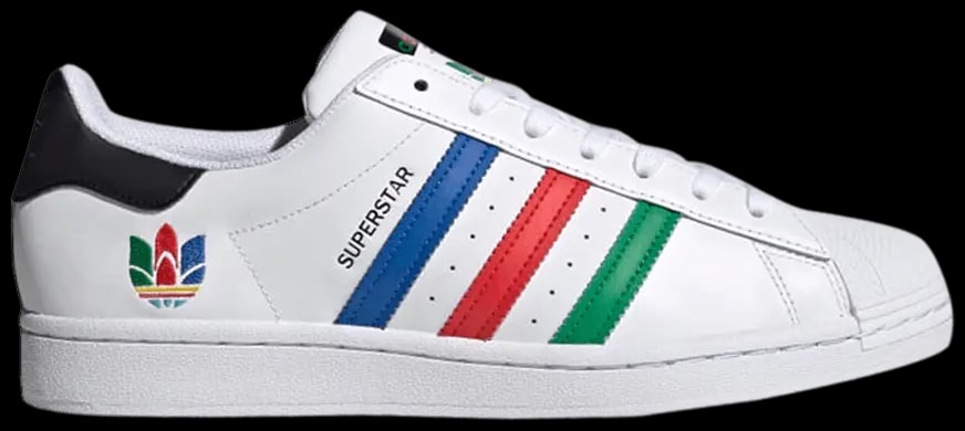 Giày Adidas Superstar Colorful Trefoil 'Cloud White' FU9521 — kich-thuoc: 36