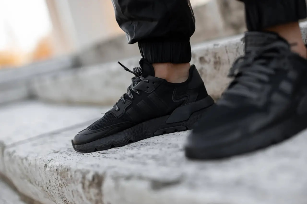 Giày Adidas Nite Jogger 'Triple Black' FV1277 — ảnh 2