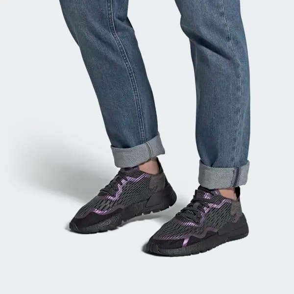 Giày Adidas Nite Jogger Lite  'Black Purple' FV1676 — ảnh 4