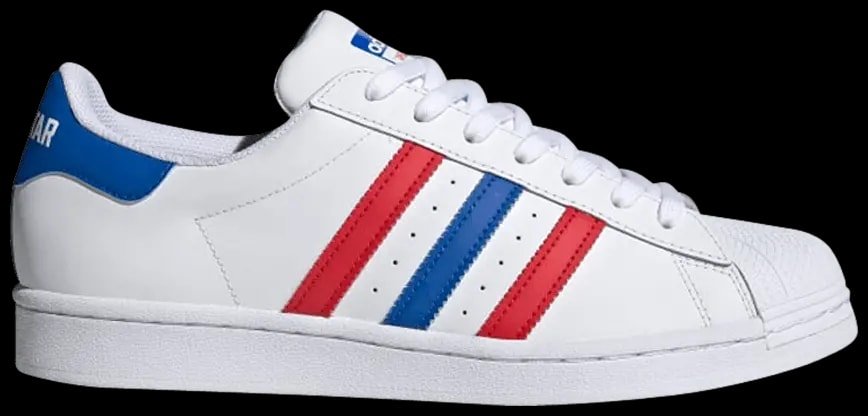 Giày Adidas SuperStar 'White Red Blue' FV3033 — tieu-de: 38