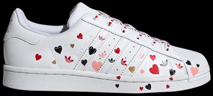 Giày Adidas Superstar Valentines Day 2020 'Splash Heart' FV3289 — kich-thuoc: 43-1-3