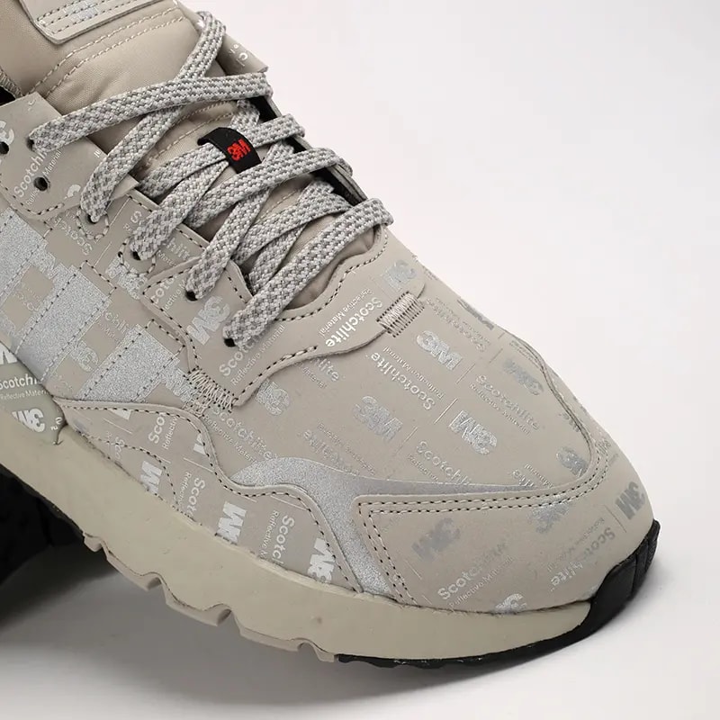 Giày Adidas 3M x Nite Jogger '3M Logo Print Metal Grey' FV3622 — ảnh 2