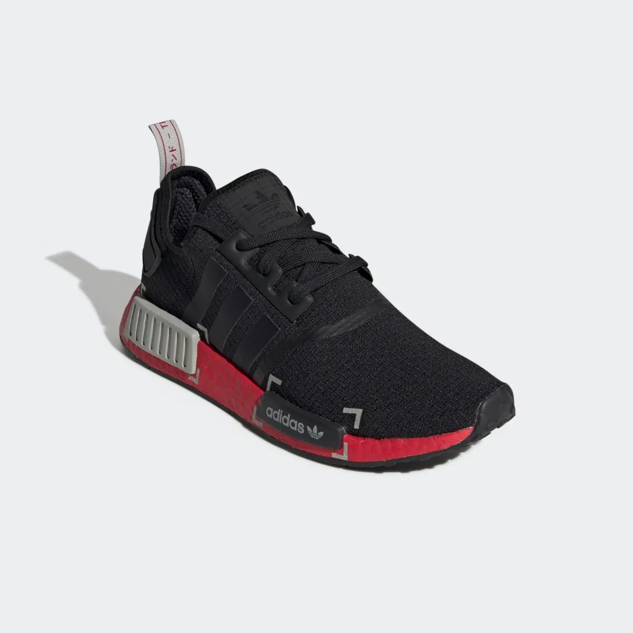 Giày Adidas NMD_R1 'Black Grey Scarlet' FV3907 — ảnh 3
