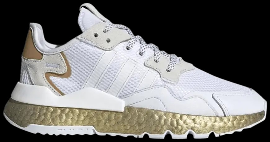 Giày Adidas Wmns Nite Jogger 'White Gold Metallic' FV4138 — kich-thuoc: 36 2/3