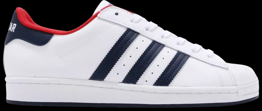 Giày Adidas Superstar 'Navy Red' FV8270 — kich-thuoc: 38