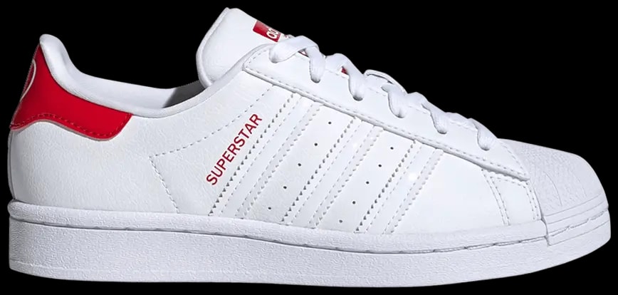 Giày Adidas Superstar J 'White Scarlet' FW0817 — kich-thuoc: lien-he-order