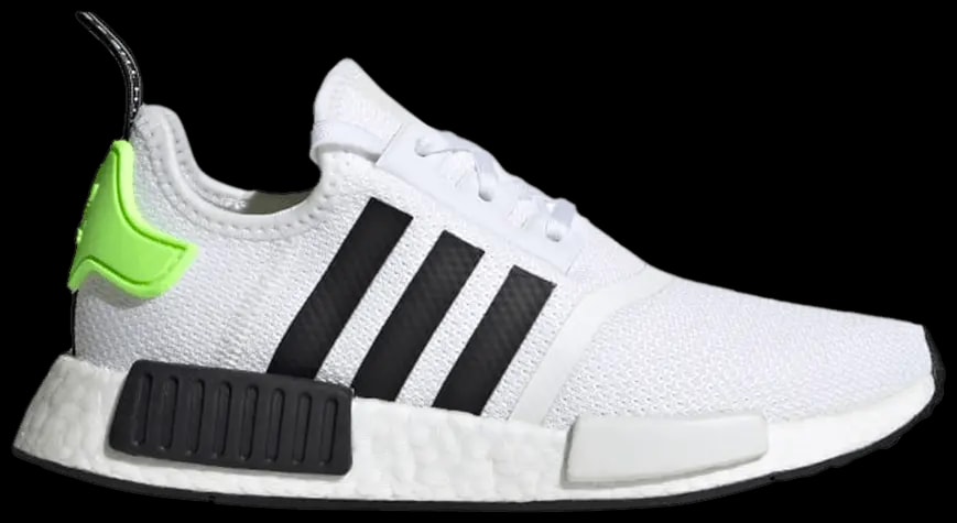 Giày Adidas NMD R1 J White Black Signal Green FW2699 — tieu-de: 36-2-3