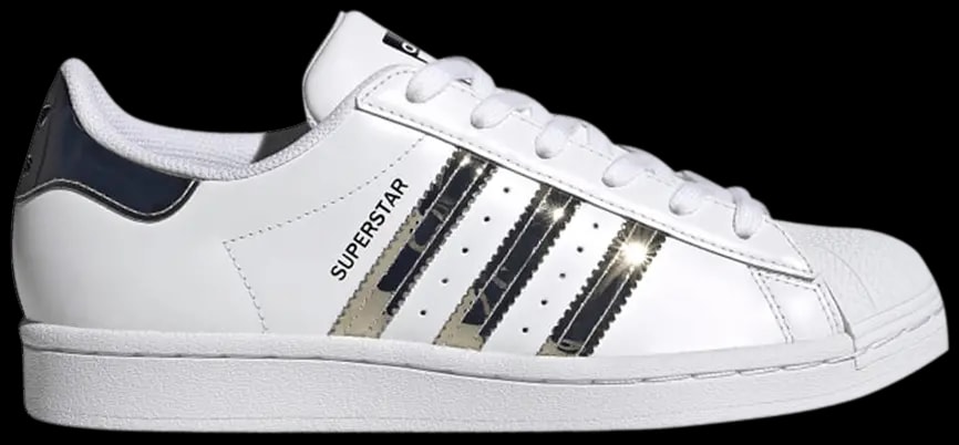 Giày Adidas Wmns Superstar 'Metallic 3 Stripes' FW3915 — kich-thuoc: 36 2/3