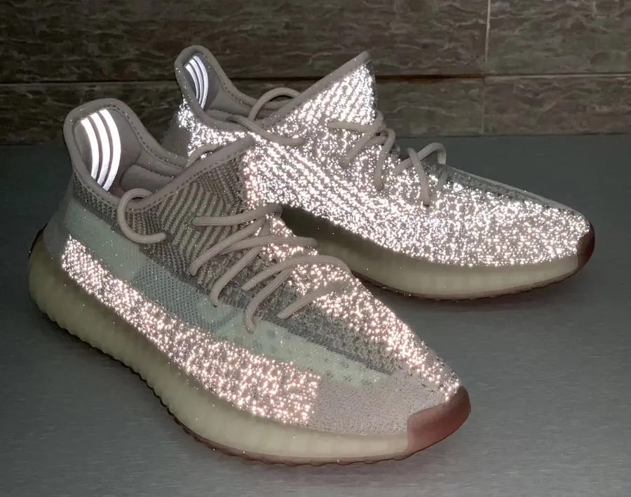 Giày Adidas Yeezy Boost 350 V2 'Citrin Reflective' FW5318 — ảnh 4