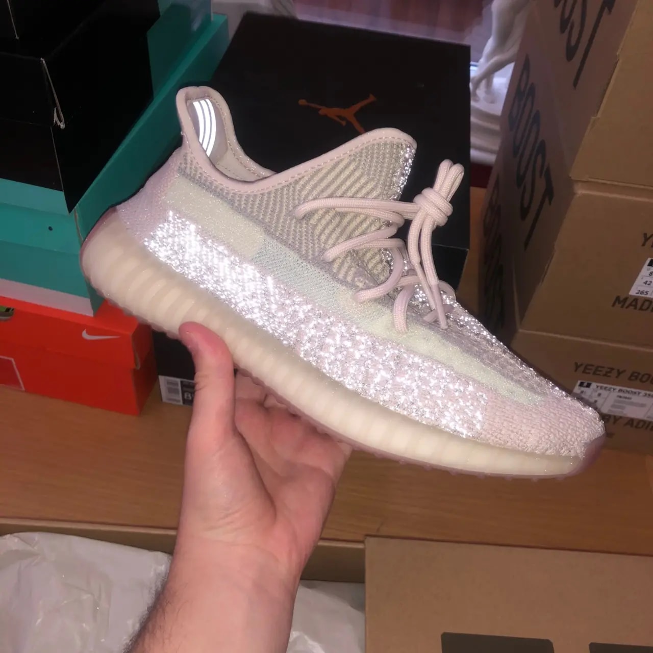 Giày Adidas Yeezy Boost 350 V2 'Citrin Reflective' FW5318 — ảnh 3
