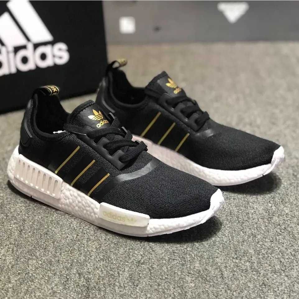 Giày Adidas Wmns NMD_R1 'Black Gold Metallic' FW6433 — ảnh 3