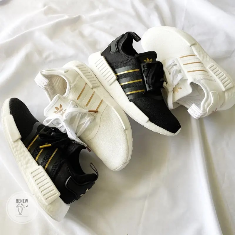 Giày Adidas Wmns NMD_R1 'Black Gold Metallic' FW6433 — ảnh 2