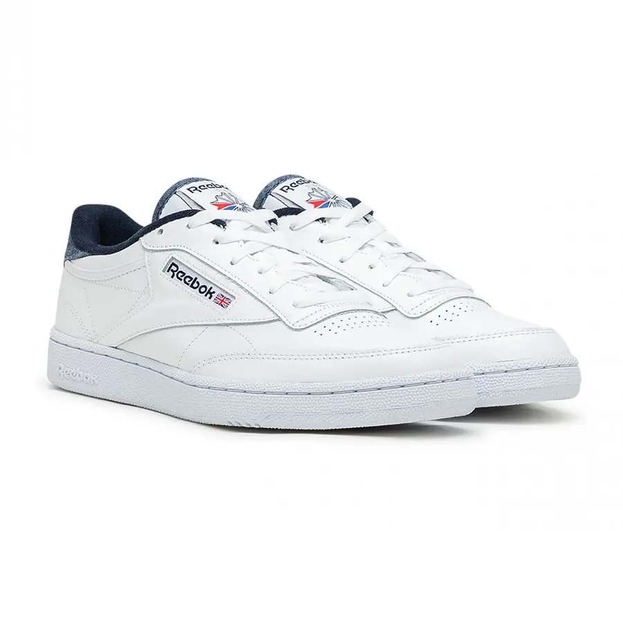 Giày Reebok Club C 85 White Navy FX2097 — ảnh 2
