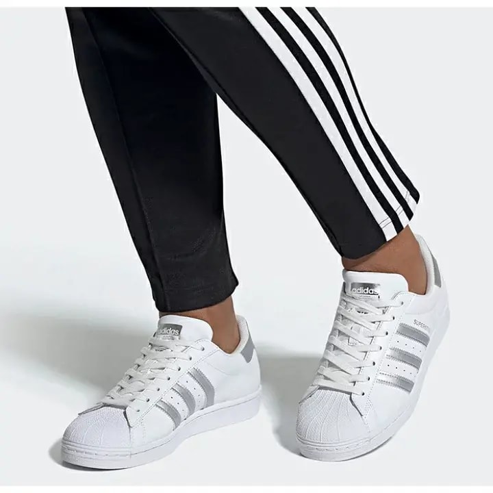 Giày Adidas Superstar 'White Silver Metallic' FX2329 — ảnh 2