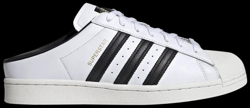 Giày Adidas Superstar Mule 'White Black Gold' FX5851 — kich-thuoc: 41 1/3