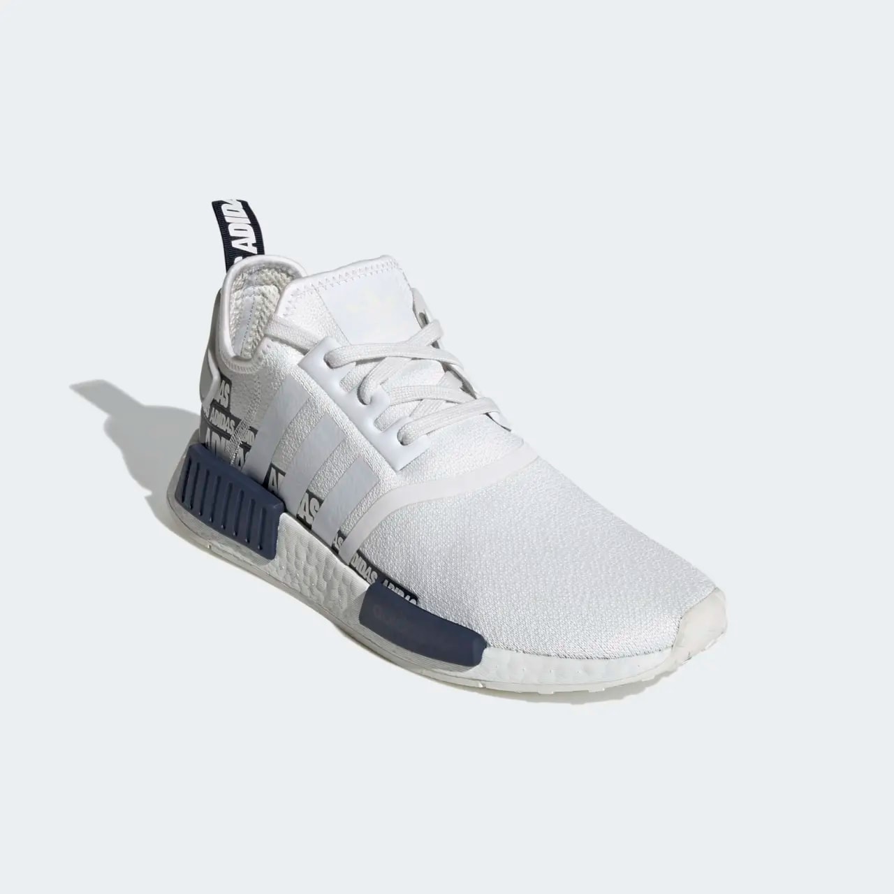 Giày Adidas NMD R1 'Wordmark Heel Crystal White Navy' FX6795 — ảnh 3