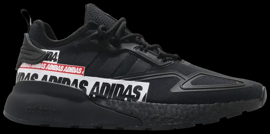 Giày Adidas ZX 2K Boost 'Bold Logo Graphic Black' FX7038 — kich-thuoc: 42