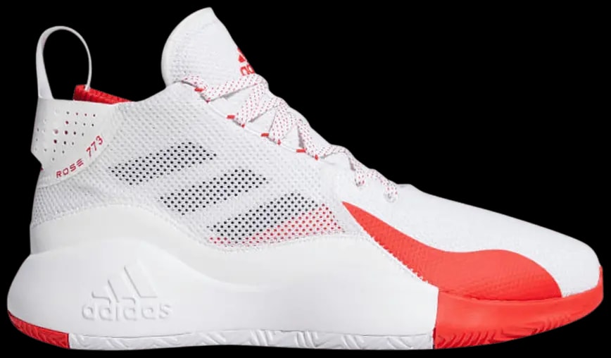 Giày Adidas D Rose 773 2020 'White Vivid Red' FX7120 — kich-thuoc: 40-2-3