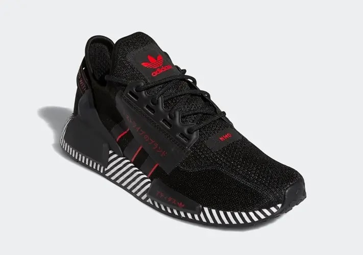 Giày Adidas NMD R1 V2 J Dazzle Camo Black FY2107 — ảnh 4