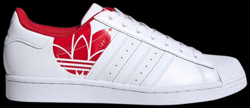 Giày Adidas Superstar 'Trefoil Print Scarlet' FY2828 — kich-thuoc: 40-2-3
