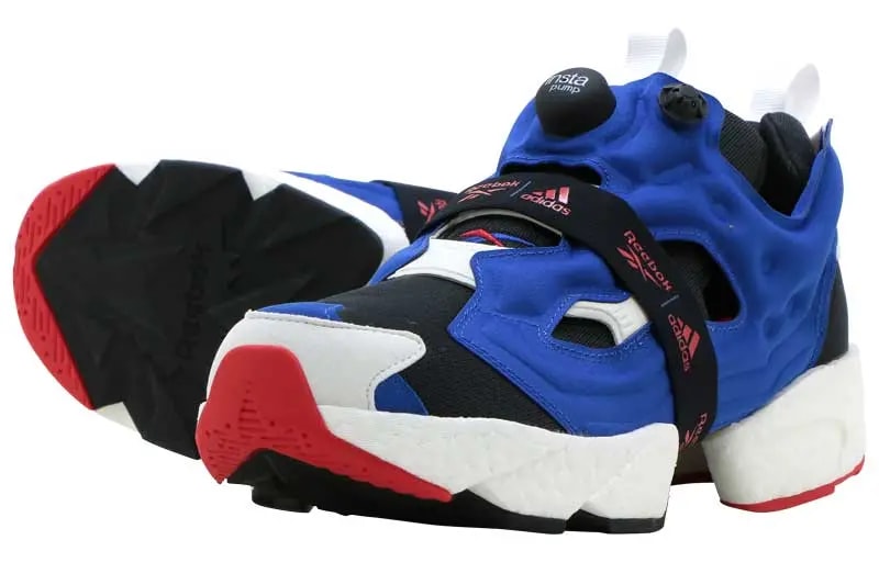 Giày InstaPump Fury Boost Blue Black Red FY8776 — ảnh 3