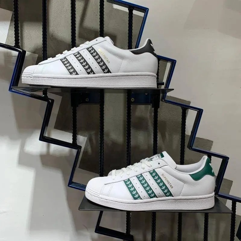 Giày Adidas Superstar 'White Green' FZ1968 — ảnh 3