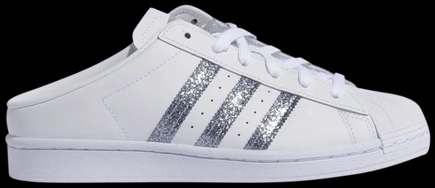 Giày Adidas Wmns Superstar Mule 'White Silver Metallic' FZ2260