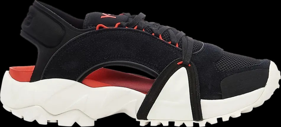 Giày Adidas Y-3 Notoma Sandal 'Black Red' FZ4510 — kich-thuoc: 37