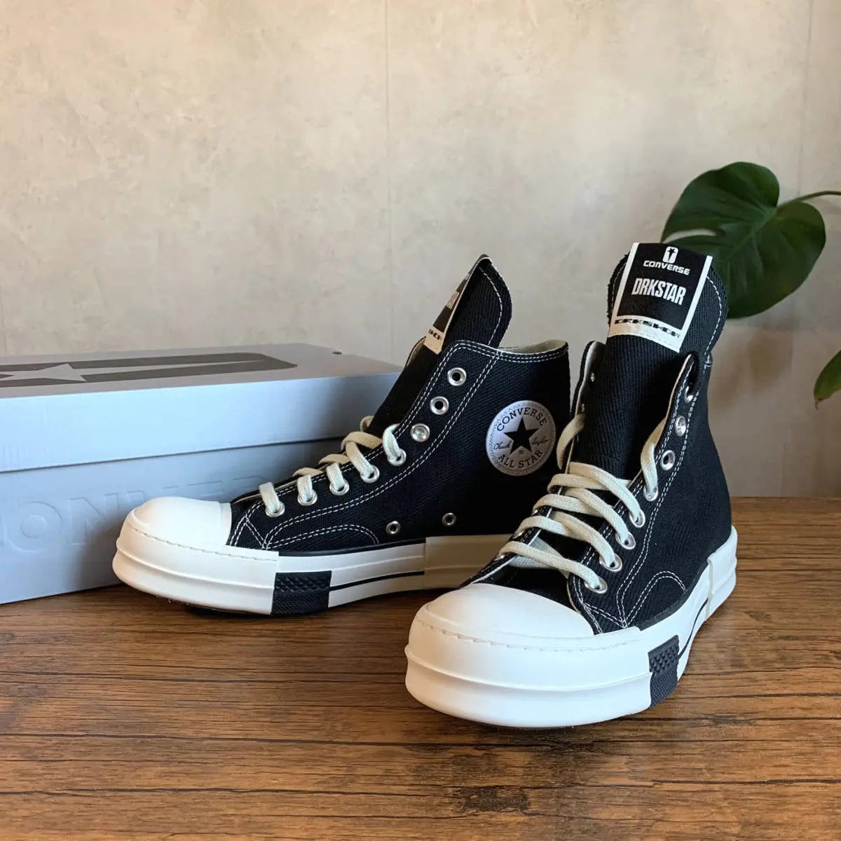 Giày Converse DRKSHDW x Chuck Taylor All Star 70 Hi 'Black' A00130C — ảnh 4