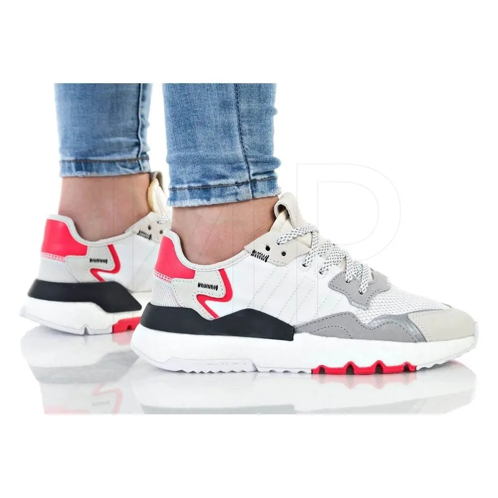 Giày Adidas Nite Jogger J 'White Shock Red' G28044 — ảnh 2