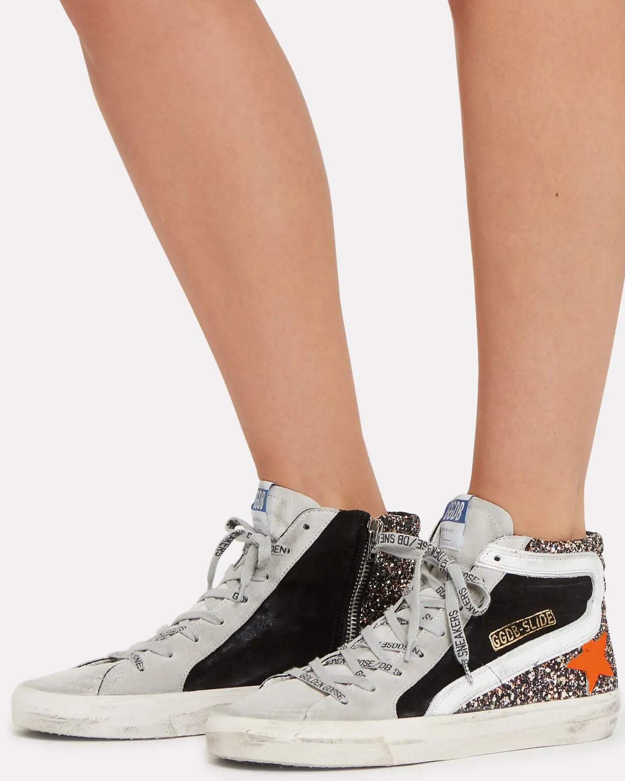 Giày Golden Goose 'Black orange' G35WS595-A37 — ảnh 3