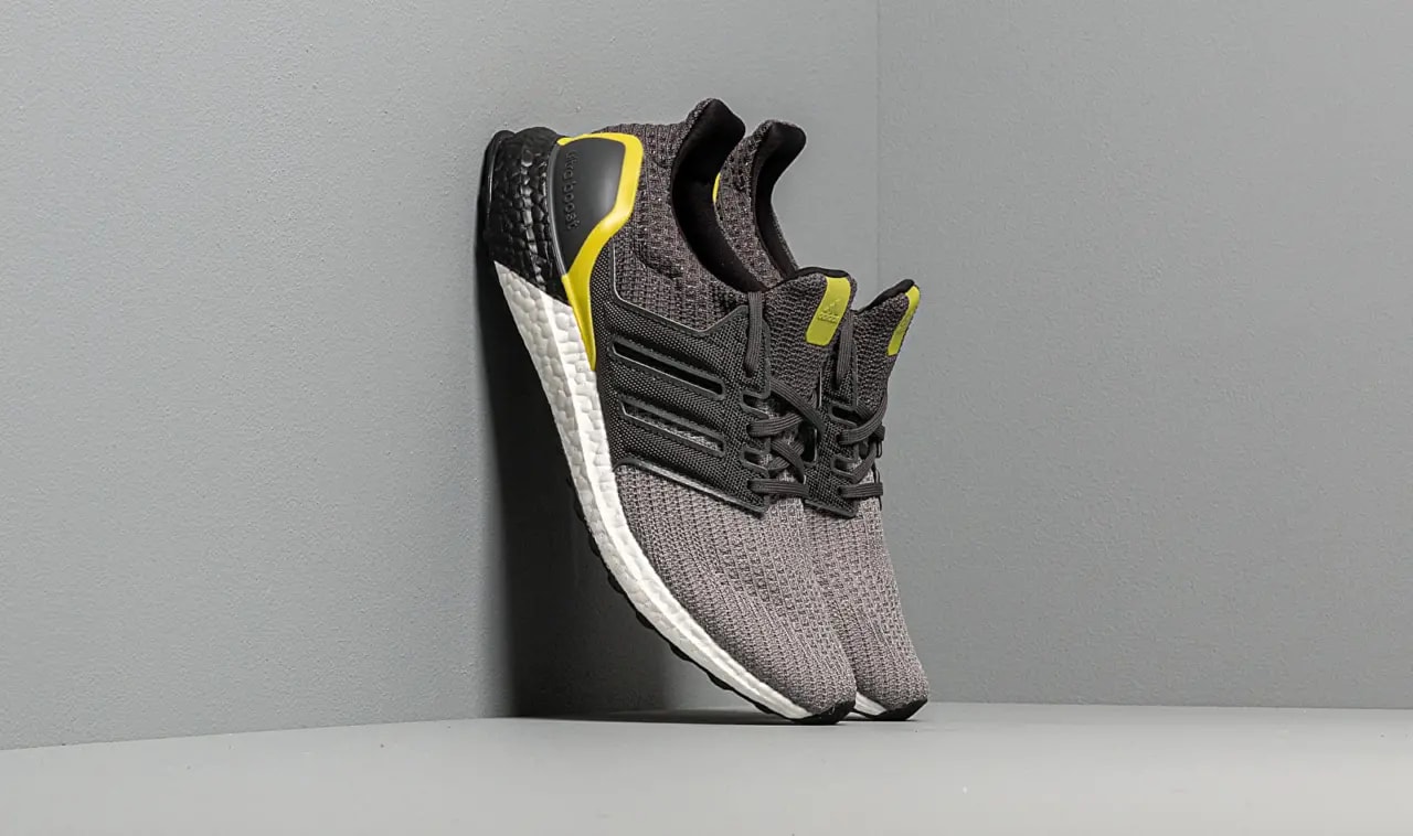 Giày Adidas Ultra Boost 4.0 Grey Black Yellow G54003 — ảnh 5