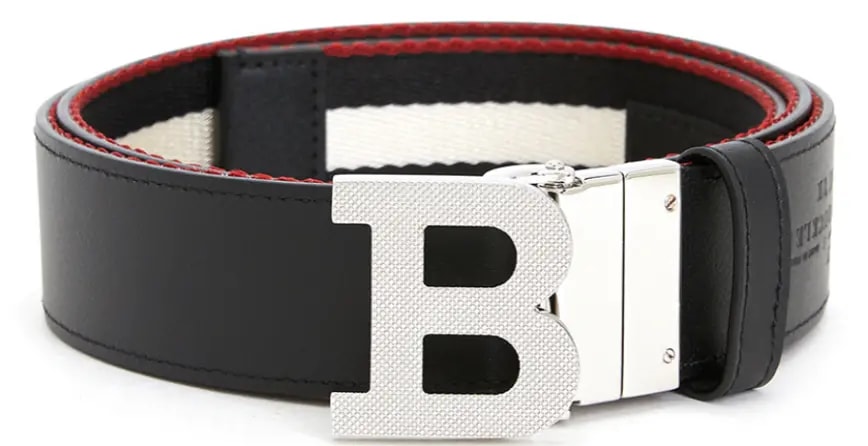 Thắt Lưng Bally Double Sided Casual 'Black' B-BUCKLE-35-MT-20