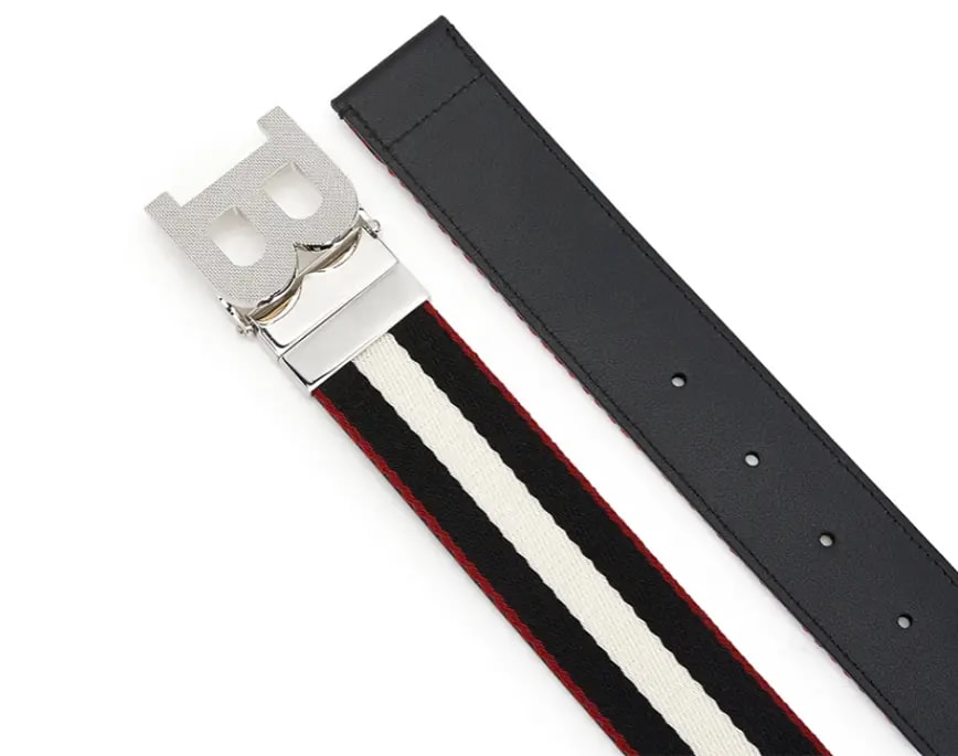 Thắt Lưng Bally Double Sided Casual 'Black' B-BUCKLE-35-MT-20 — ảnh 3