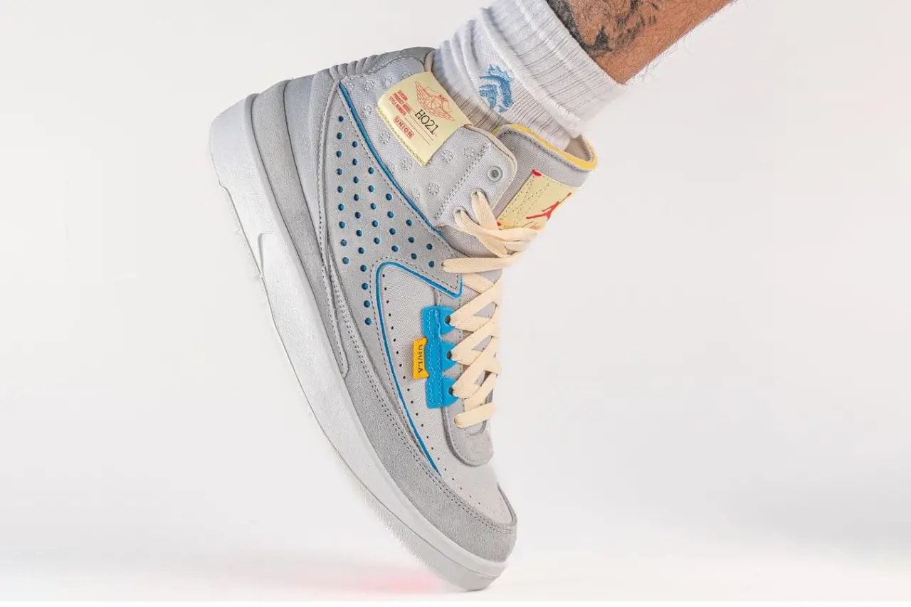 Giày Nike Air Jordan 2 x Union Retro SP 'Grey Fog' DN3802-001 — ảnh 5