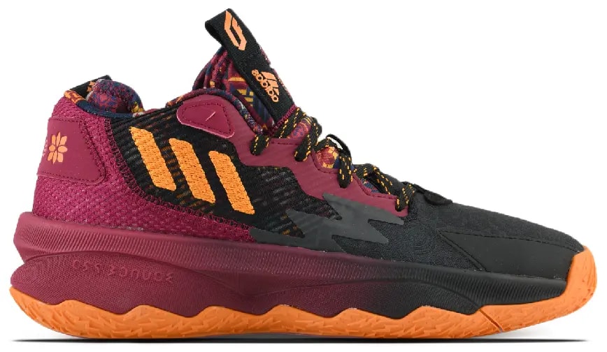 Giày Adidas Dame 8 J 'Red Black' GW3862 — kich-thuoc: 38 2/3