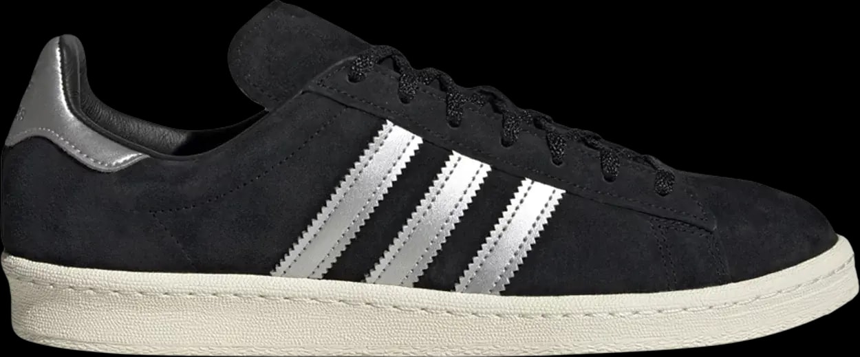 Giày Adidas Campus 'Black Metallic Silver' GX7330 — kich-thuoc: 42 2/3