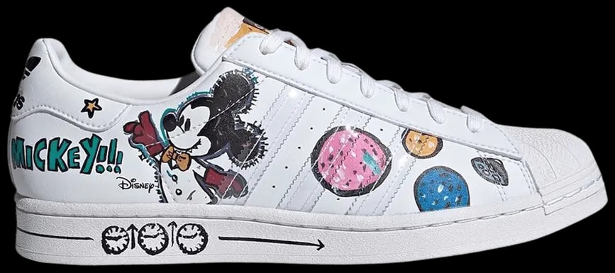 Giày Adidas Kasing Lung x Disney x Superstar 'Labubu Mickey Mouse' GZ8839 — kich-thuoc: 40 2/3